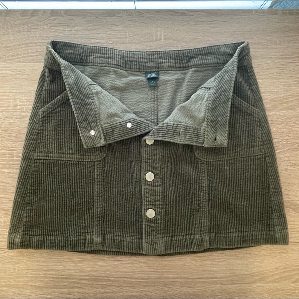 Wild Fable Corduroy Button Down Skirt - Picture 2 of 5